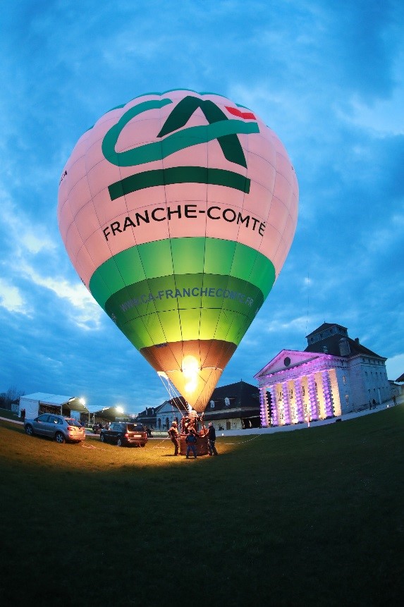 Vol en montgolfière Saline royale Arc et Senans